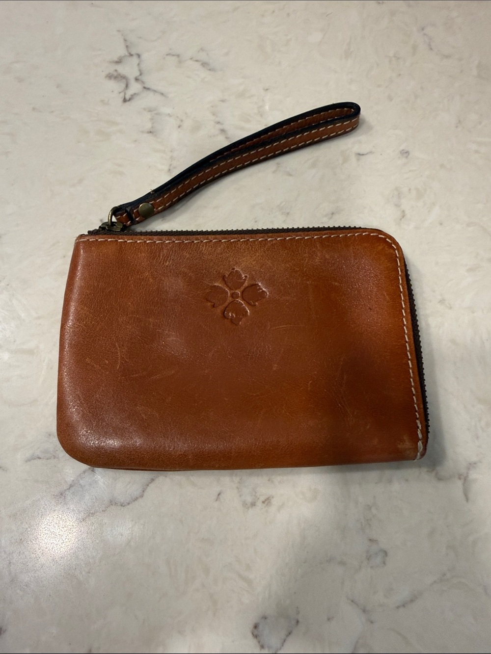 Patricia Nash leather wristlet